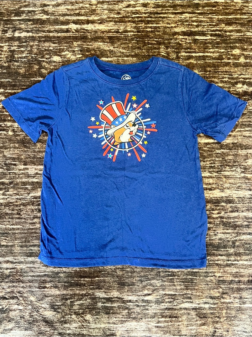 Patriotic Blue Buc-ee’s Graphic Tee